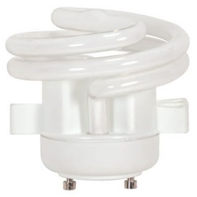 13W 120V T2 GU24 Spiral Squat CFL Bulb by SATCO Lighting - Starlight Lighting USA and Canada
